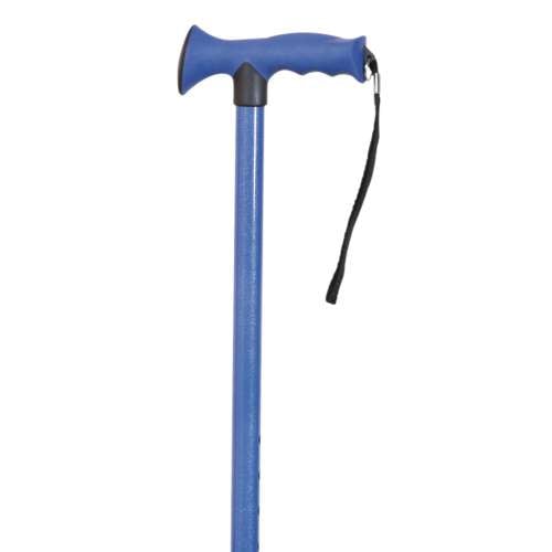 Blue Adjustable Stick with Wrist Strap