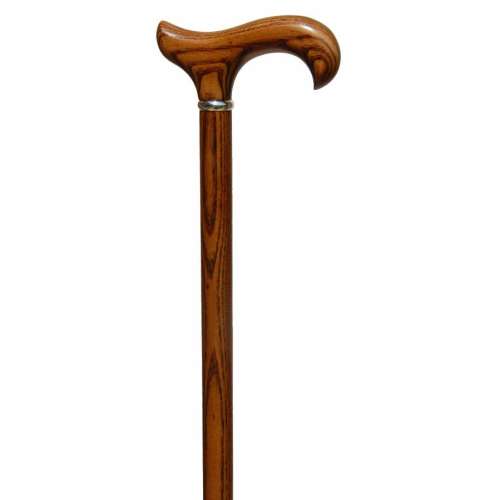 Brown Ash Derby Walking Stick