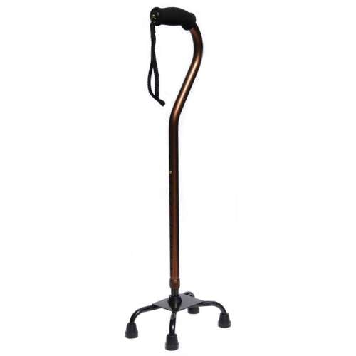 Bronze Finish Quad Cane