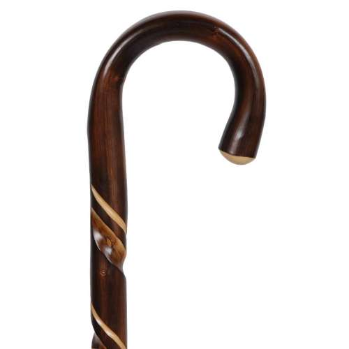 Chestnut Spiral Walking Stick
