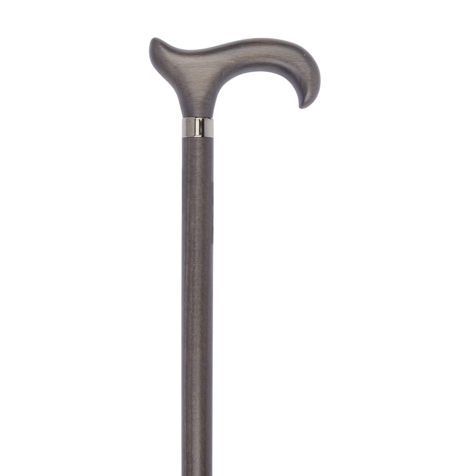 Extra Tall Grey Derby Walking Stick - 110cm