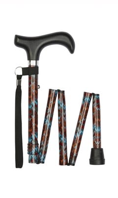 Extra Short Folding Stick - Hearts