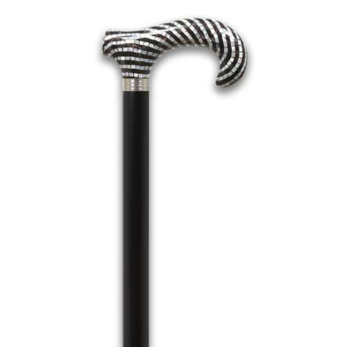 Abalone Shell Handled Walking Sticks