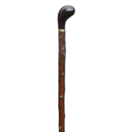 Blackthorn Pistol Grip Cane with Sandalwood Handle