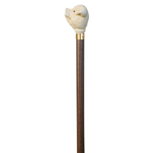 Imitation Ivory Pig Topper Stick