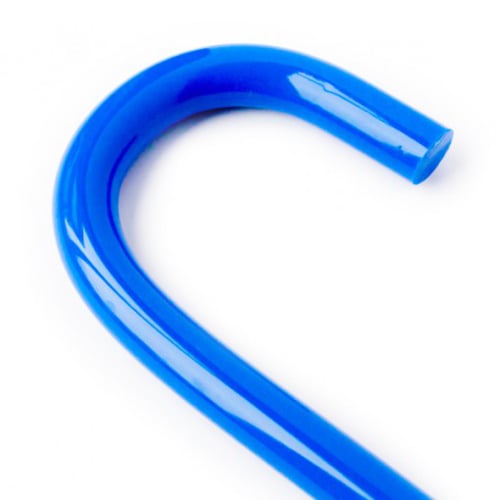 Solid Colour Lucite Crook Walking Stick