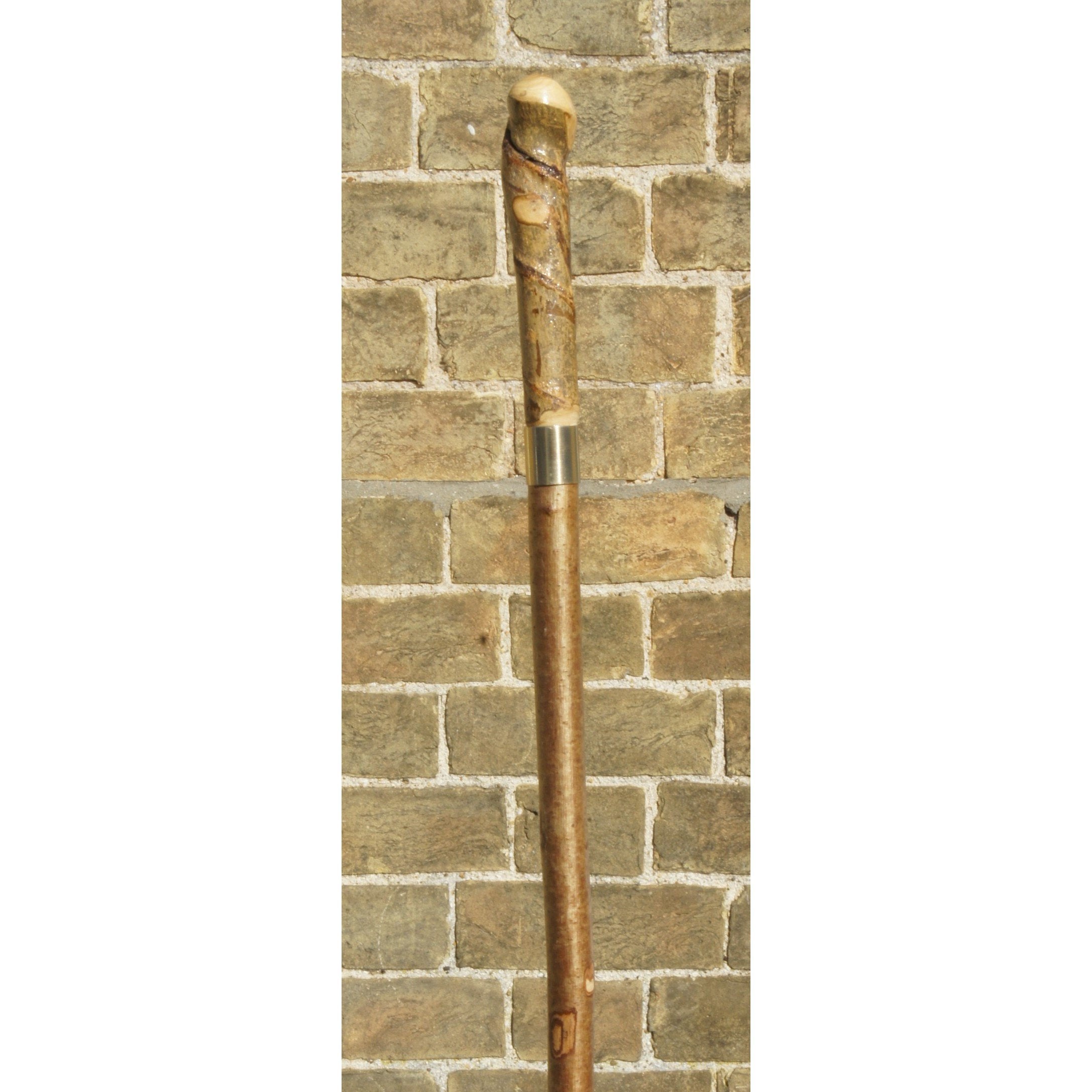 Hazel Stick with Twisty Ash Handle - 138cm