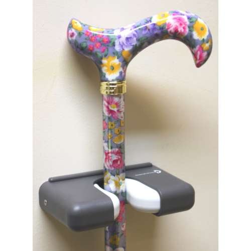 Wall-Mounted Drop-Me-Not Cane Holder