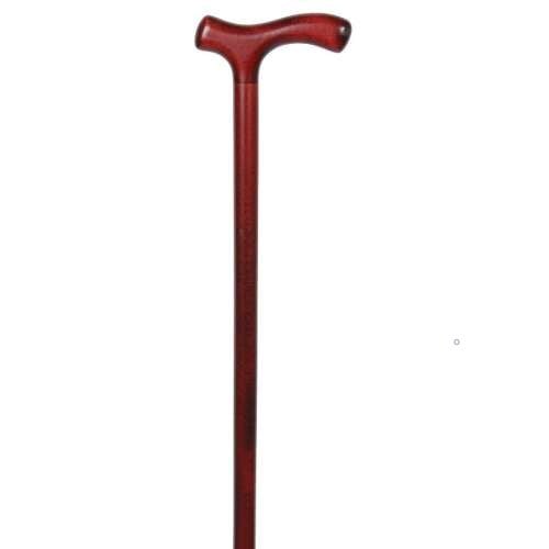 Mahogany Colour Crutch Walking Stick