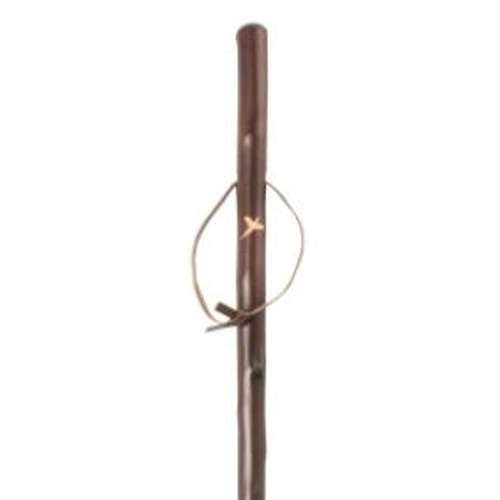 Chestnut Hiking Staff with Pheasant Motif