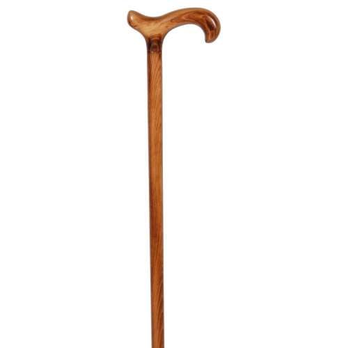 Flame Scorched Derby Walking Cane