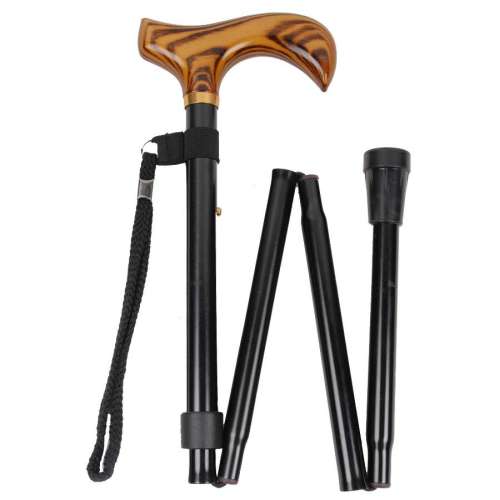 Folding Derby Stick in Black