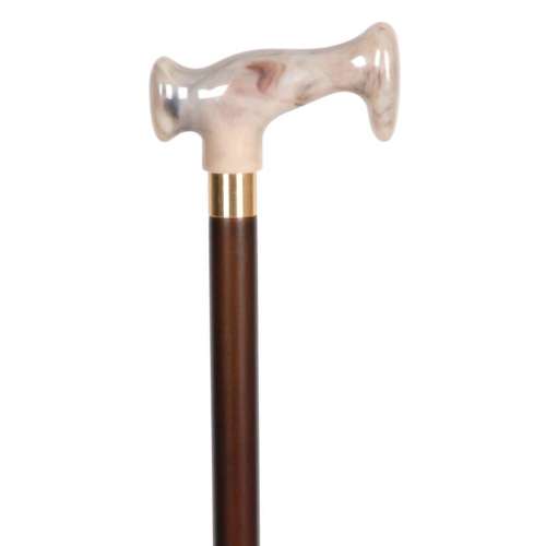 Moulded Handle Stick with Marble Effect Handle