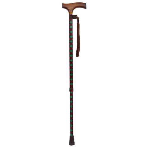 Adjustable Tartan Walking Stick