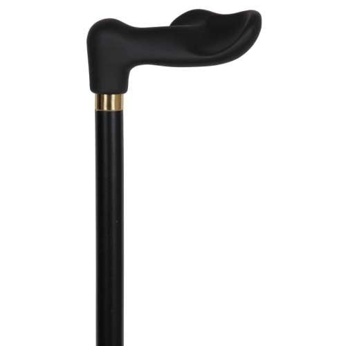 Black Anatomical Walking Stick