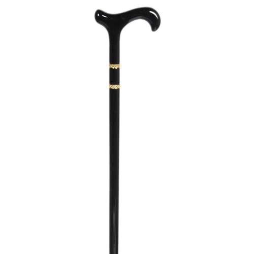Black Derby Bijoux Walking Stick