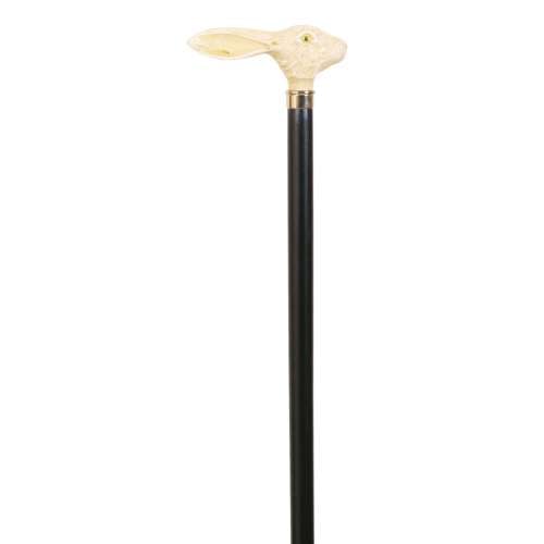 White Rabbit Topper Walking Stick