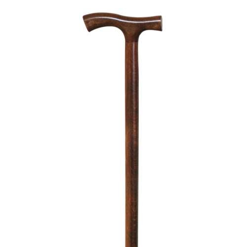 Smooth Wooden Crutch Cane