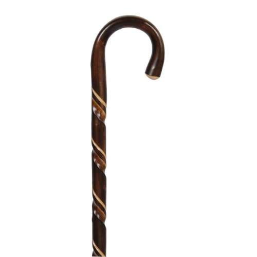 Chestnut Spiral Walking Stick