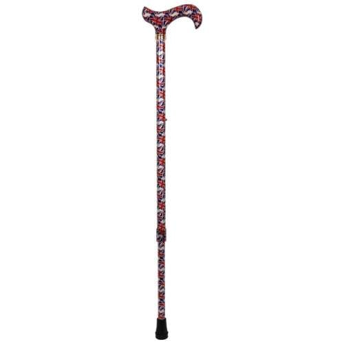 Union Jack Adjustable Derby Cane