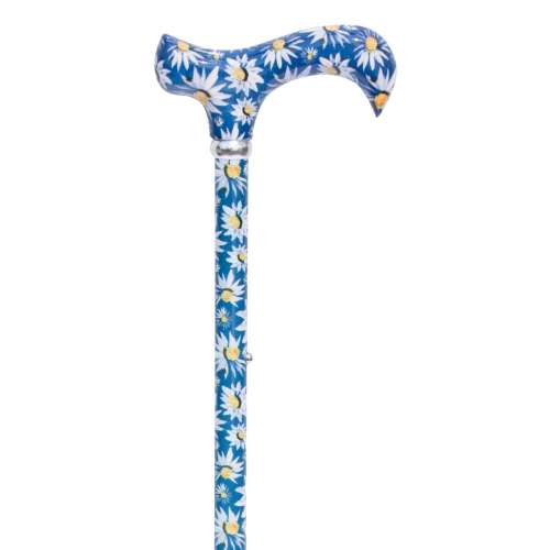 Daises Adjustable Derby Walking Stick