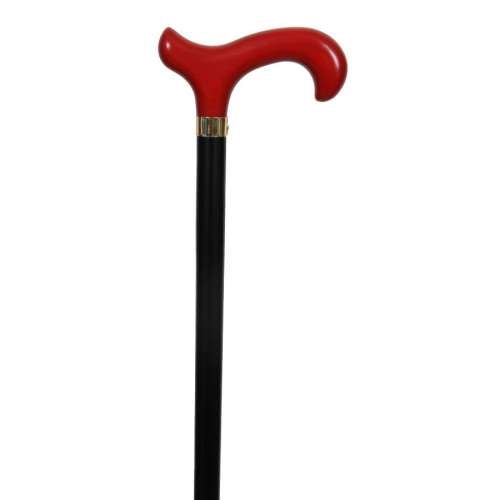 Red Handled Derby Walking Stick