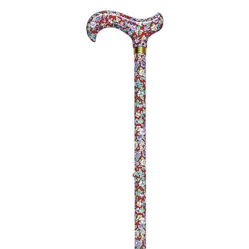 Red Patterned Extendable Stick