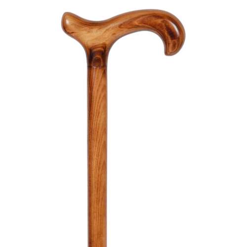 Flame Scorched Derby Walking Cane