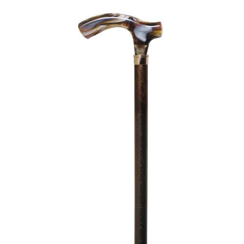 Brown and Cream Handle Crutch Stick