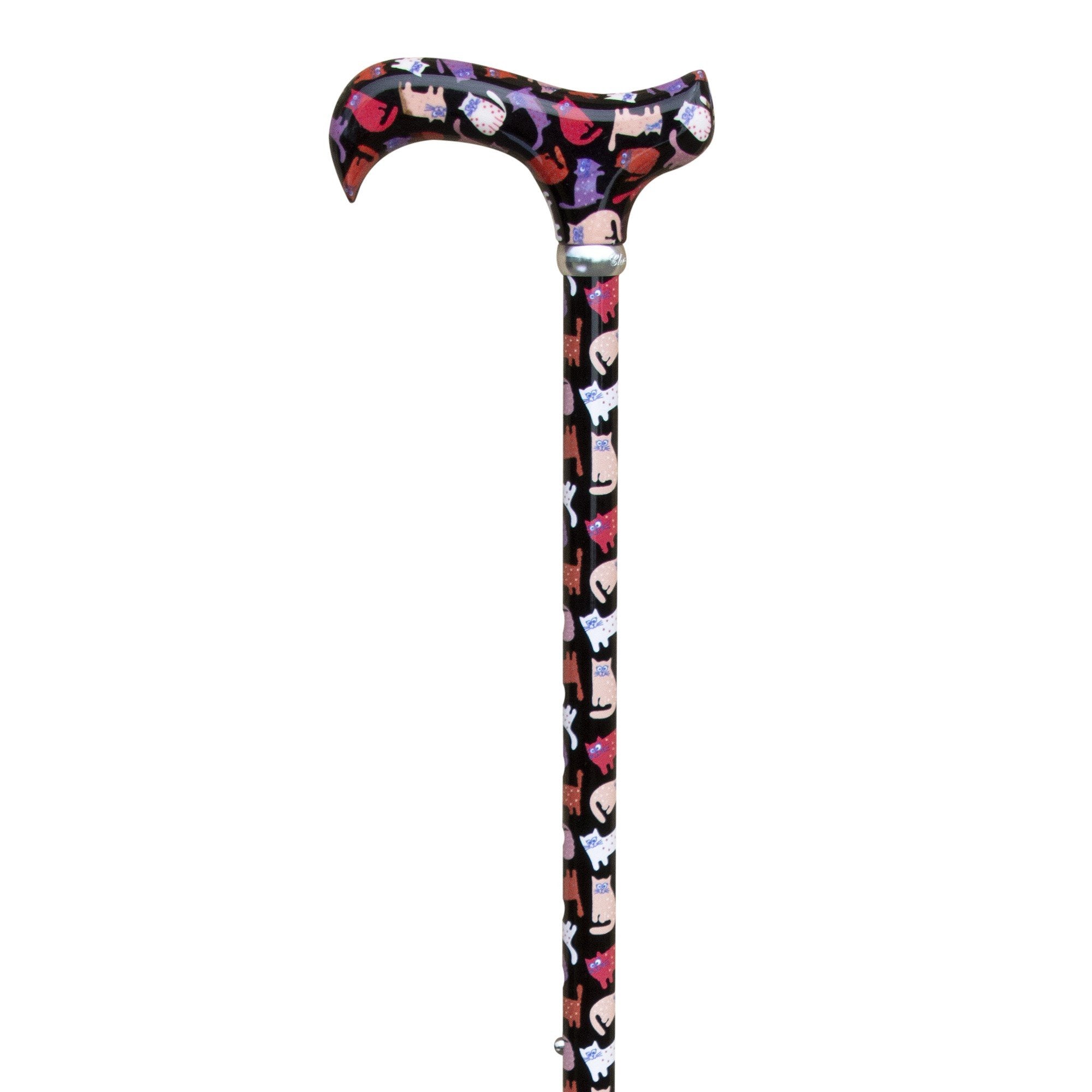 Crazy Cats Derby Adjustable Walking Stick