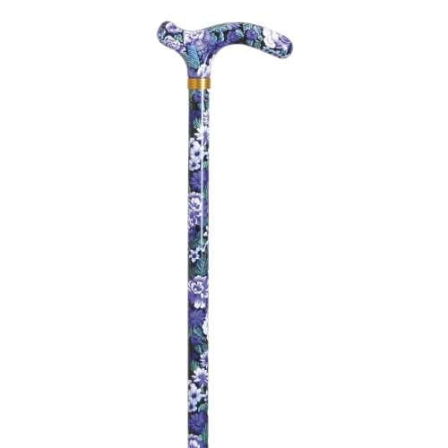 Blue with Flowers Extendable Stick