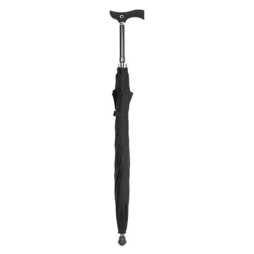 Black Umbrella Walking Stick