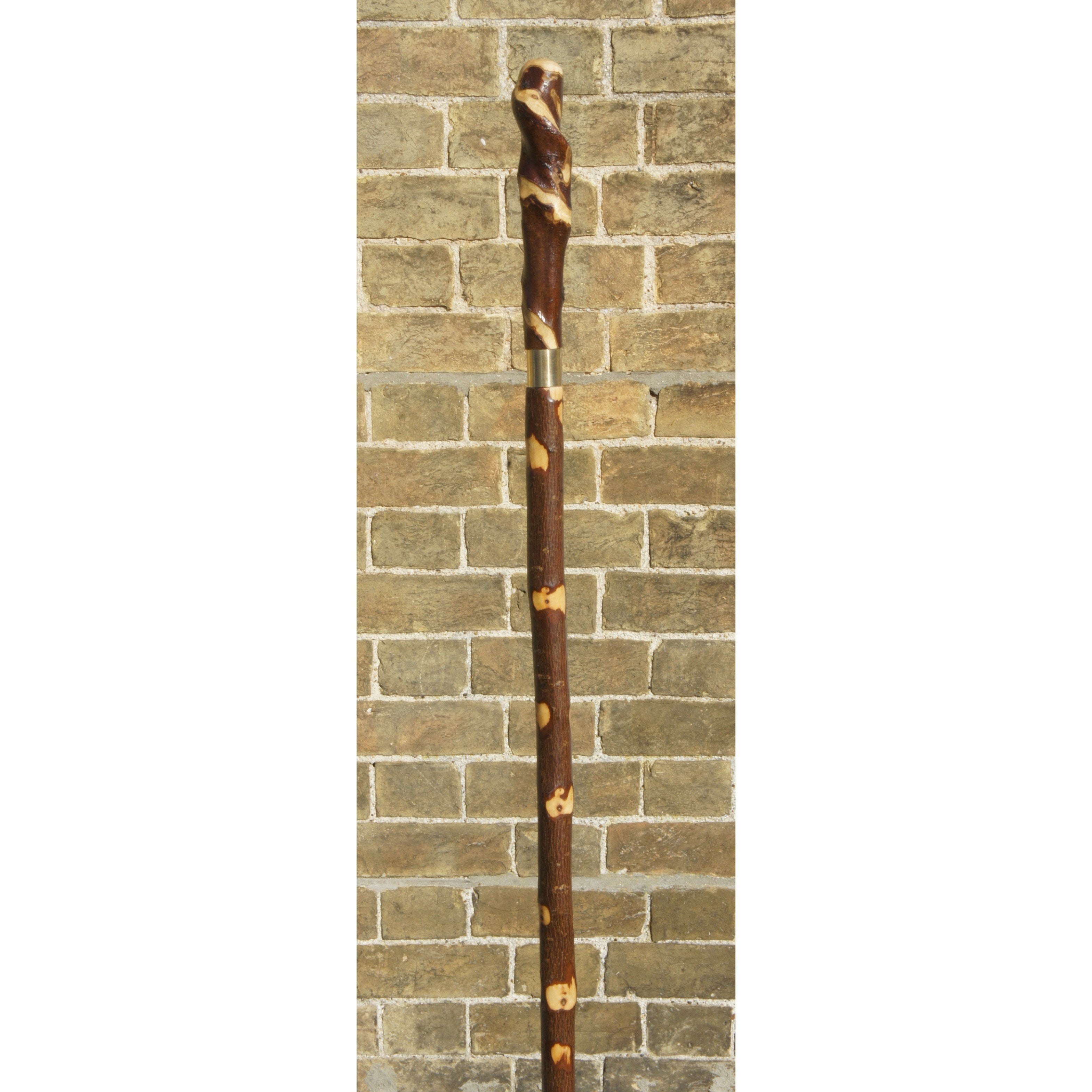 Heavy Dogwood Stick with Twisty Handle - 143cm