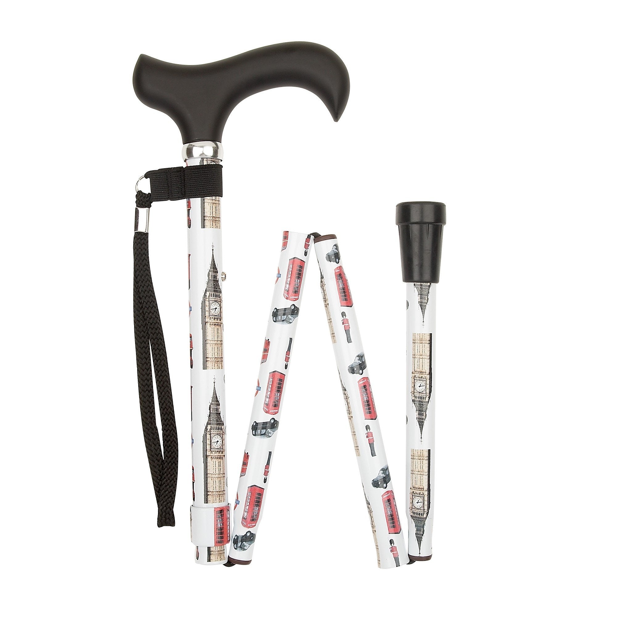 Folding Walking Stick - London